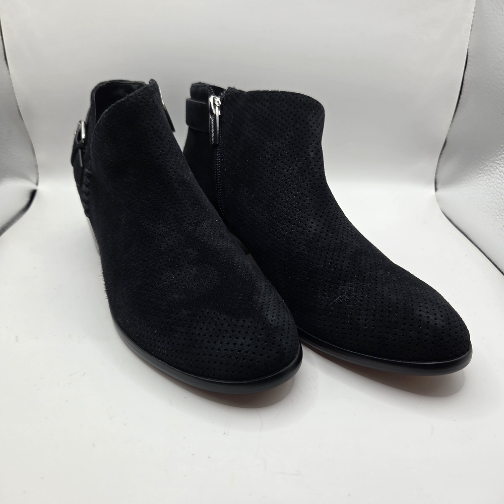 Vince Camuto Women's Parveen Suede Bootie with Buckle Detail Size 8M